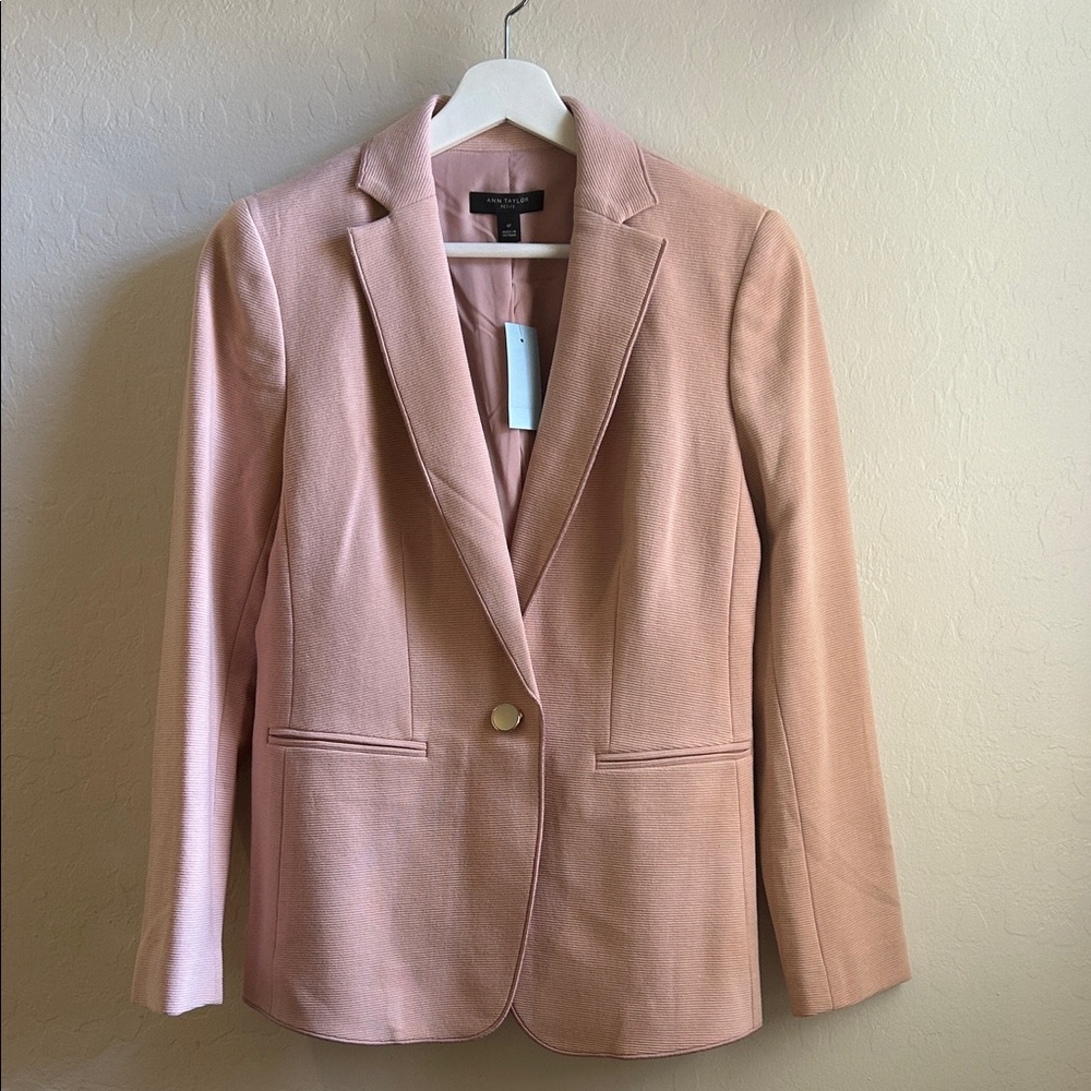 Ann Taylor Blush Pink Blazer